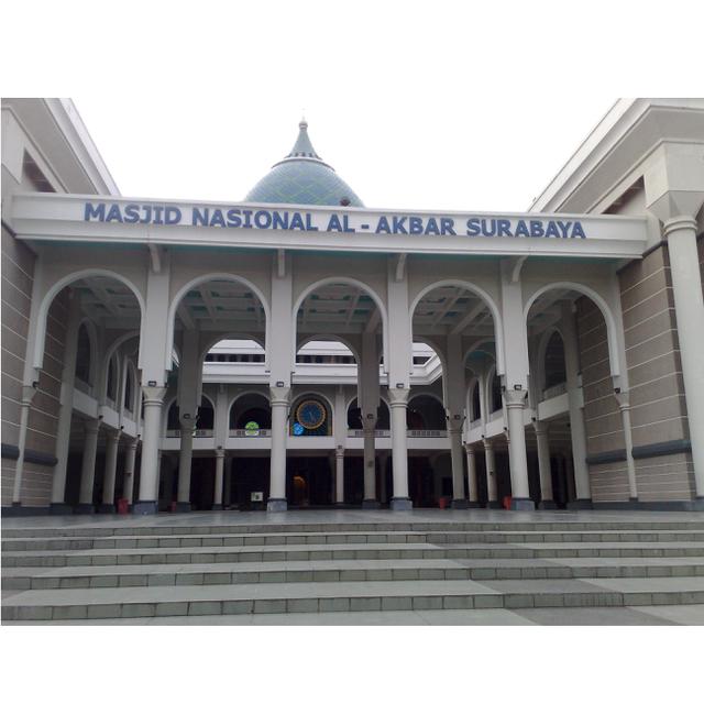 Megahnya Masjid Al Akbar Surabaya Surabaya Liputan6 Com