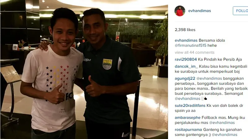 Evan Dimas dan Firman Utina