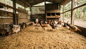 6 Bahan Alas Kandang Ayam yang Tidak Mudah Menggumpal saat Terkena Kotoran