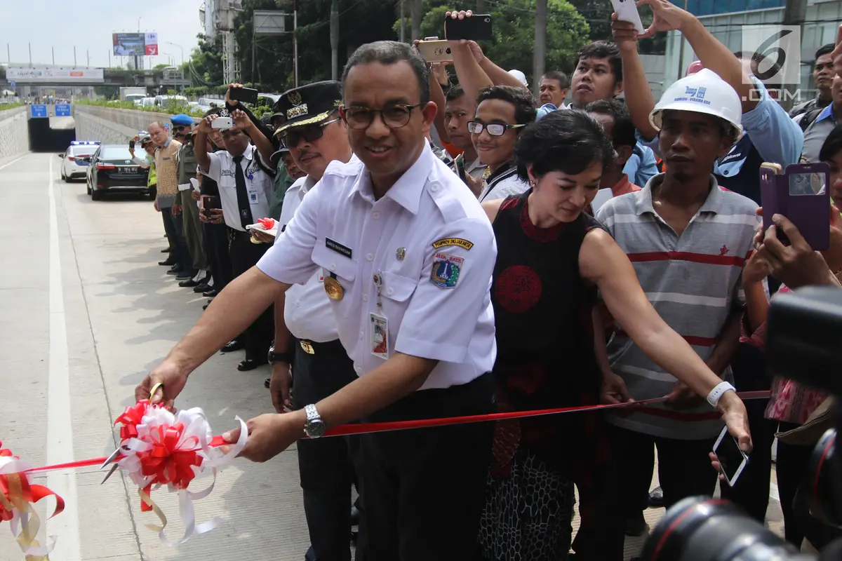 Anies Baswedan Resmikan Lintas Bawah Kartini Lebak Bulus