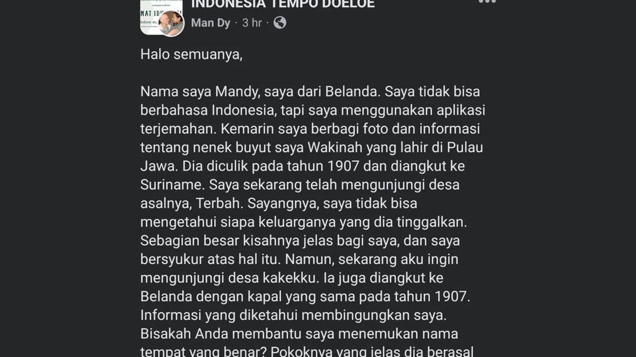 Mencari Kampung Halaman