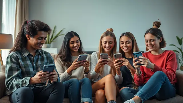 Ilustrasi pengguna tiktok