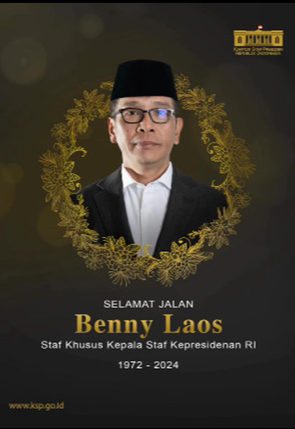 Jenderal TNI Eks Panglima TNI Kirim Doa Mendiang Benny Laos Orang Baik Masuk Surga