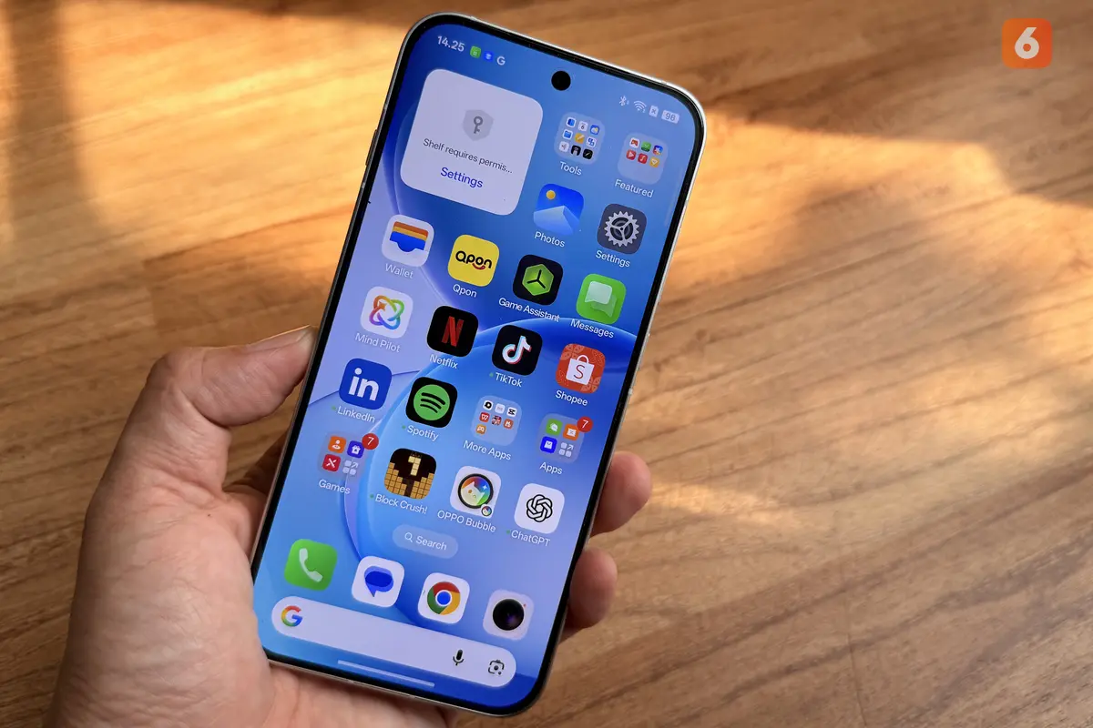 Oppo Reno16 Pro 5G. Liputan6.com/Iskandar