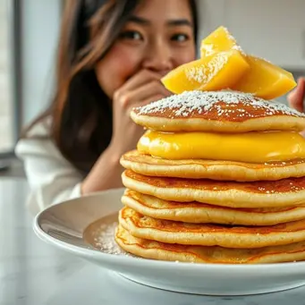 resep pancake durian ©Ilustrasi dibuat AI