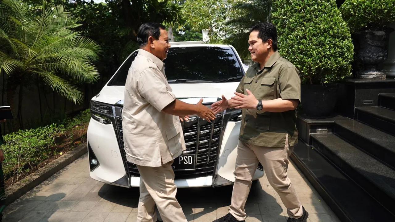 <br>Erick menampik ada perbincangan serius saat bersama Prabowo hari ini.&nbsp;