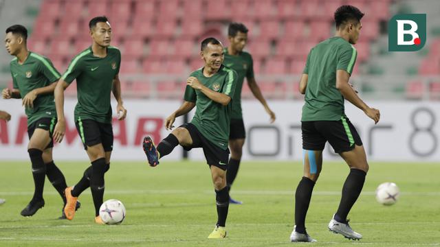 Latihan Timnas Indonesia