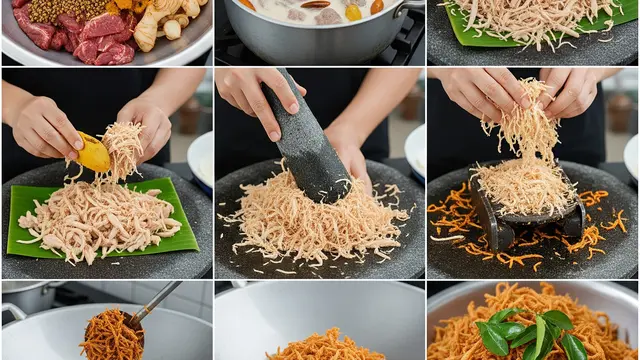 Tips Membuat Abon yang Kering (AI)