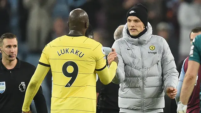 Foto: Momen Romelu Lukaku dan Thomas Tuchel saat di Chelsea usai Isu Keretakan Hubungan Keduanya Muncul Kepermukaan