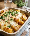 Singkong Panggang Keju dengan Topping Mozzarella (AI Generated)