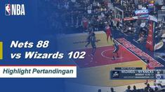 John Wall mencetak 30 poin dengan 9 assist dan Nradley Beal menambah 22 poin menjadikan Wizards menepis 2 kekalahan beruntun dengan mengalahkan Nets