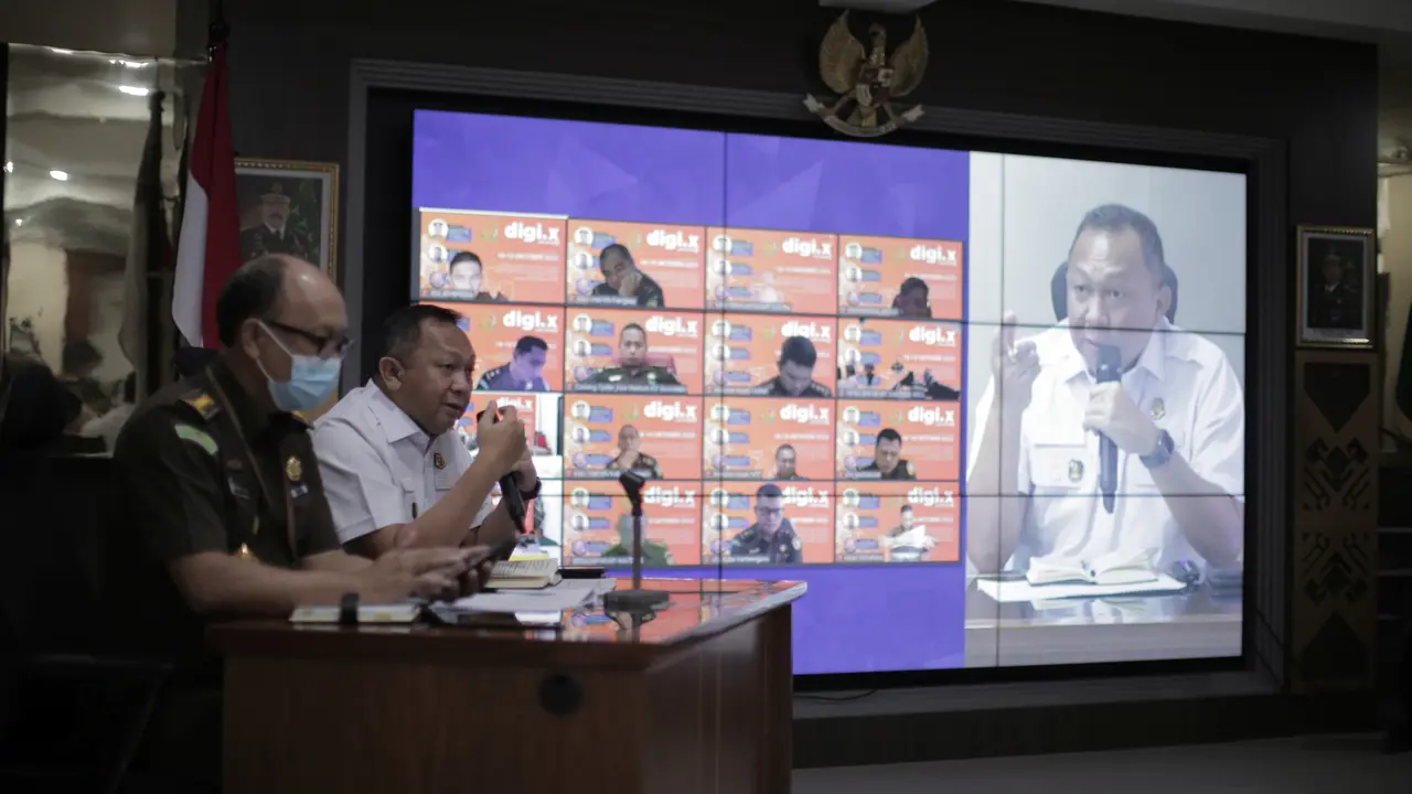 Kapuspenkum Kejaksaan Agung, Ketut Sumedana, Membuka Program Digi-X Kejagung, Selasa (18/10/2022)
