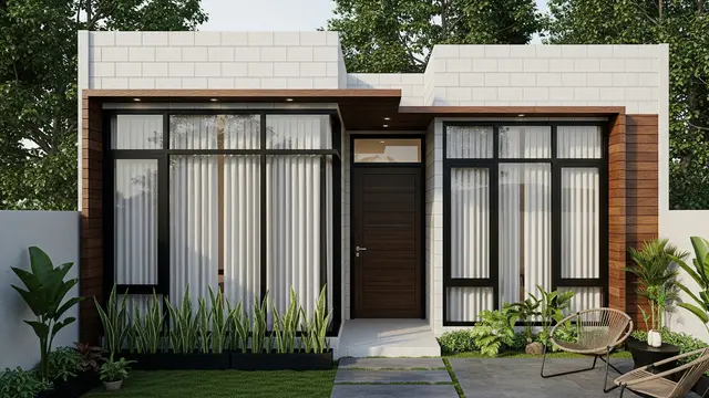 8 Model Rumah Mungil tapi Punya Jendela Besar, Terlihat Lapang dan Stylish Meski Lahan Terbatas