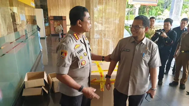 Polisi gagalkan pengiriman masker ke luar negeri (Fauzan)