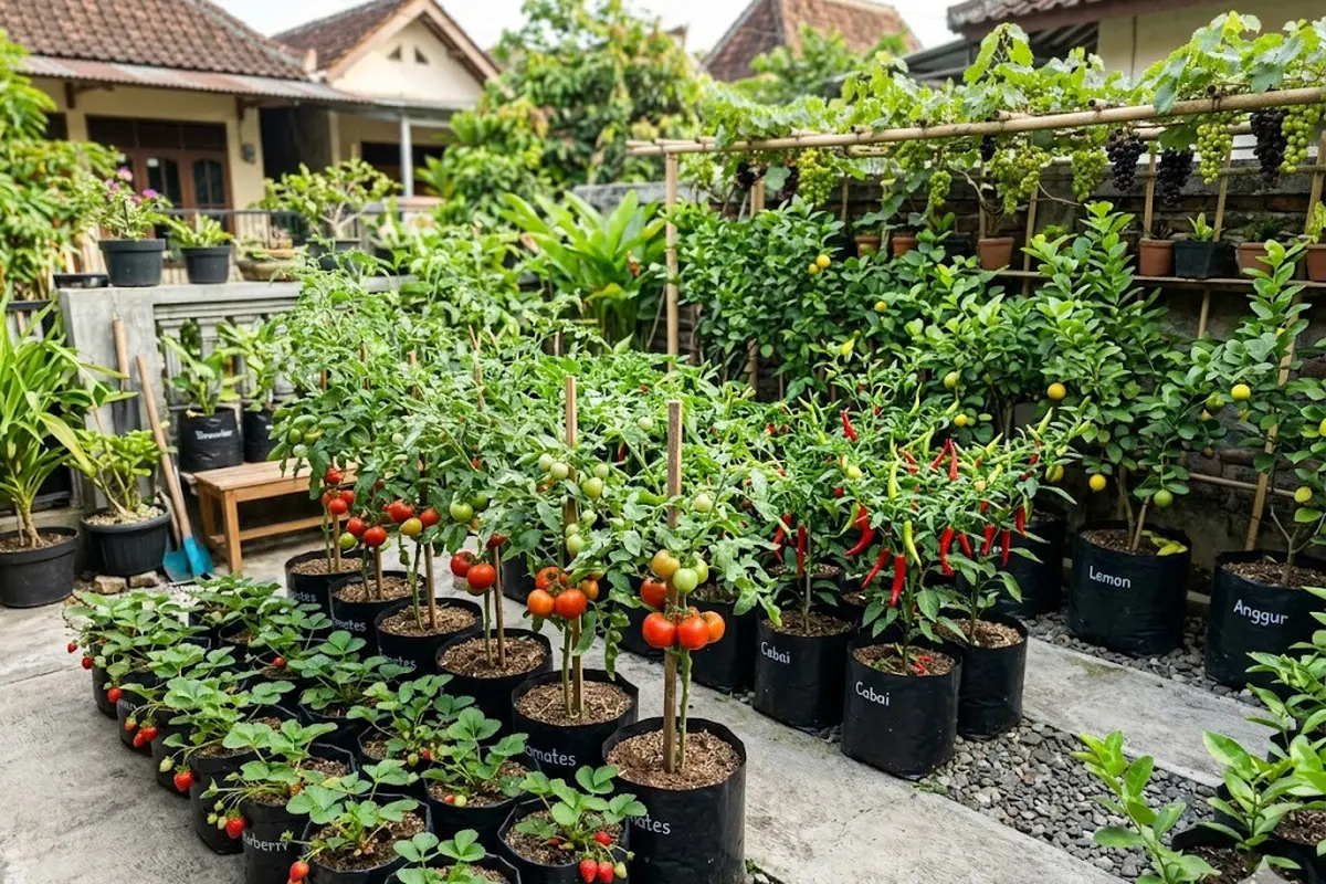 Pohon Buah Mini yang Cocok Ditanam di Polybag
