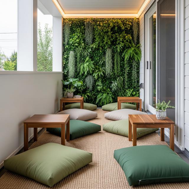 Model Teras Depan Rumah Sempit yang Bisa Jadi Ruang Santai Multifungsi (Image by Gemini AI)