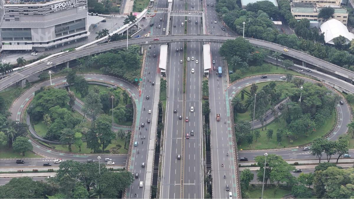Jalanan Jakarta sepi di hari keempat Lebaran 2025