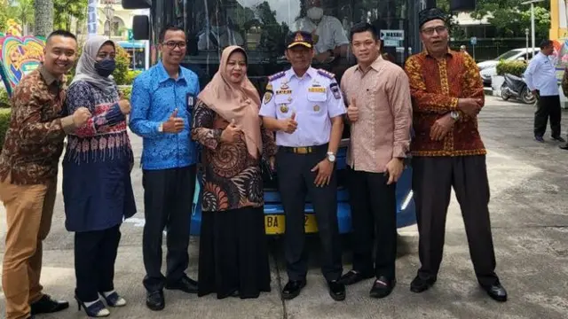 Bus Trans di Padang Dilengkapi Teknologi Keselamatan Canggih (ist)