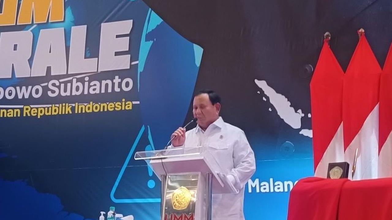 Di Depan Mahasiswa UMM, Prabowo Puji Jasa Besar Tokoh Muhammadiyah