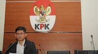 KPK Tangkap Bupati Lampung Tengah. (Liputan6.com/Herman Zakharia)
