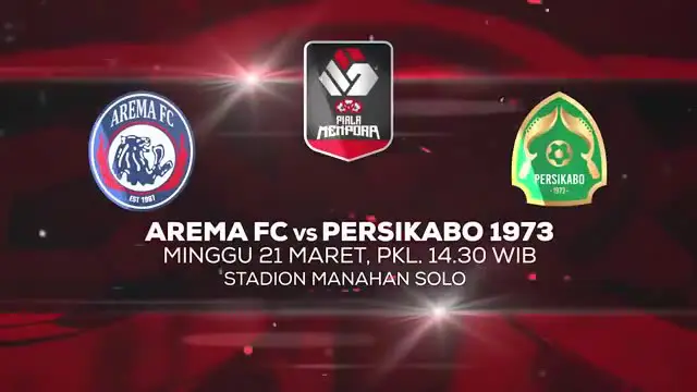 VIDEO: Jangan Lupa Saksikan Opening Ceremony dan Laga Pembuka Piala Menpora 2021, Sore Nanti di Indosiar dan Vidio