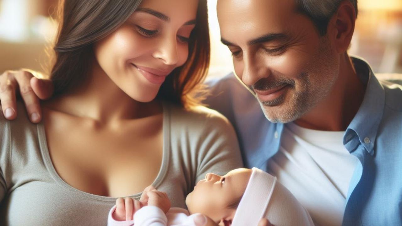 Ilustrasi Bayi dan Orangtua
