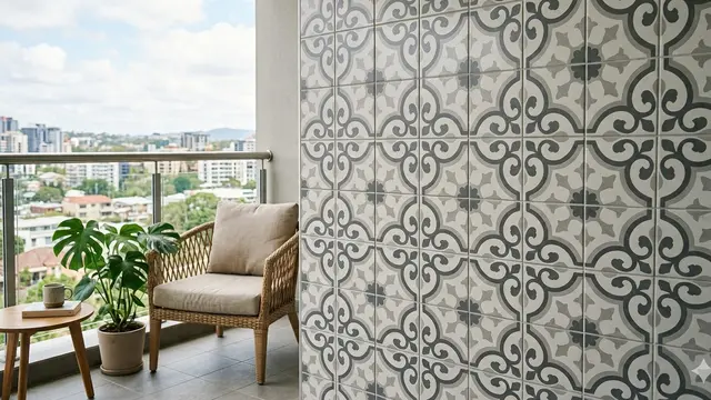 Dinding Balkon Rumah Minimalis (Foto: Gemini AI)