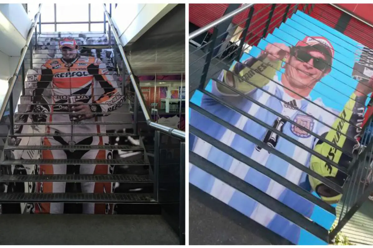 Valentino Rossi dan Marc Marquez