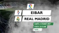 La Liga_Eibar vs Real Madrid (Bola.com/Adreanus Titus)
