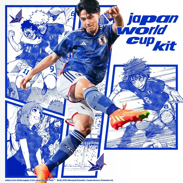 Jersey Jepang Piala Dunia 2022 (Foto: Twitter @adidasJP)
