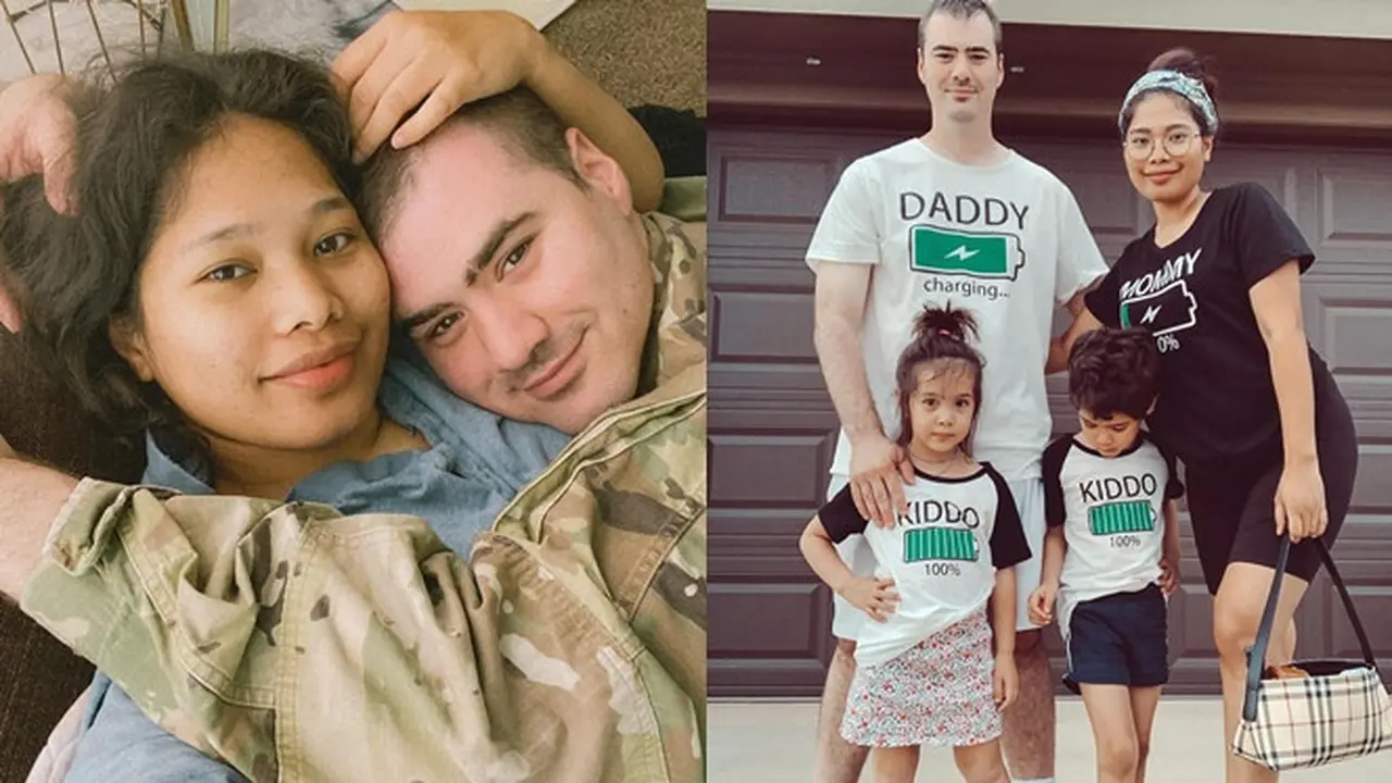 Miliki Suami Tentara AU Amerika, Ini 6 Momen Kedekatan Pita dan Travis Henderson