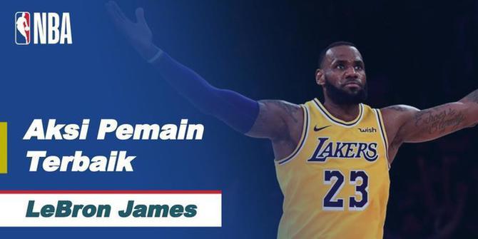 VIDEO: LeBron James Jadi Bintang Kemenangan LA Lakers atas Milwaukee Bucks