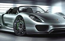 Porsche 918 spyder hybrid menuju frankfurt motor show