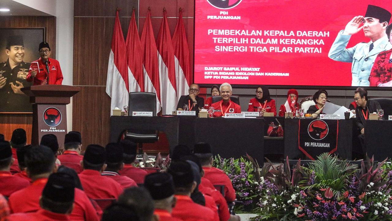 Megawati beri pembekalan kepala daerah PDIP