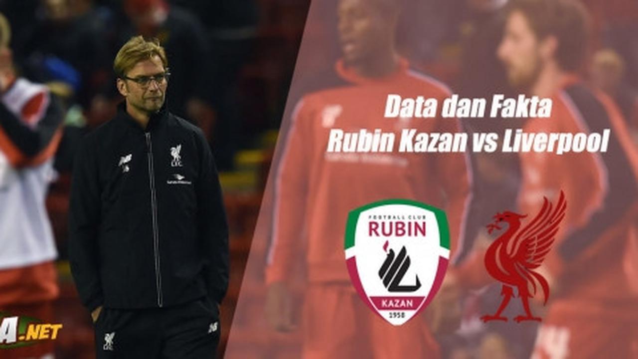 Data dan fakta Liga Europa: Rubin Kazan vs Liverpool