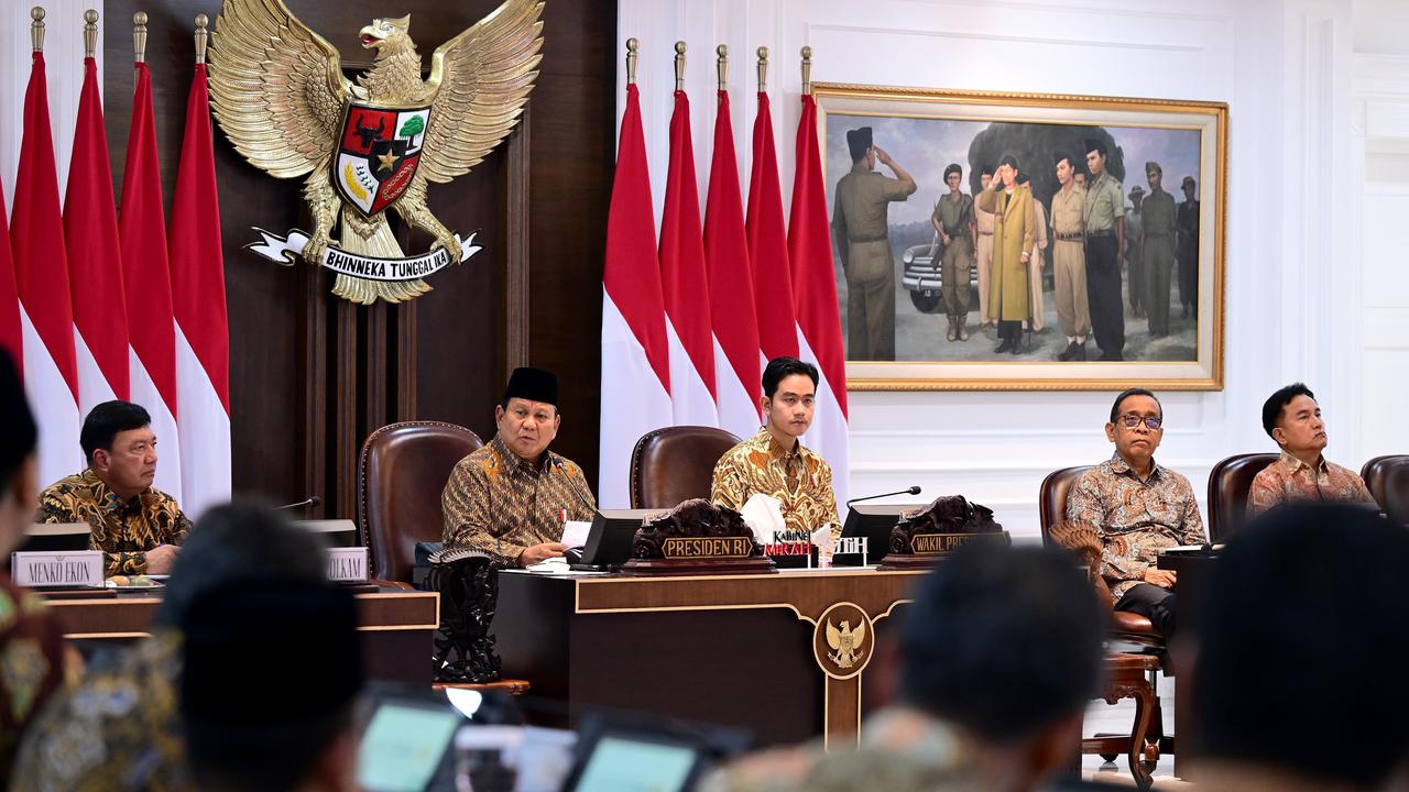 Prabowo-Gibran pimpin sidang kabinet perdana
