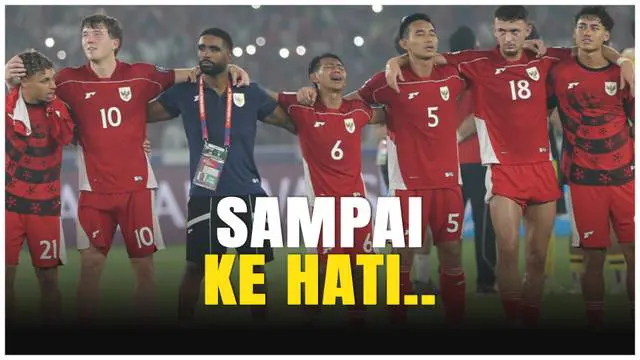 Beckham Putra tak kuasa menahan air mata saat menyanyikan lagu "Tanah Airku" usai Timnas Indonesia meraih kemenangan penting. Suasana haru terasa di seluruh stadion, memperlihatkan betapa besar rasa cinta dan bangga para pemain terhadap Indonesia.