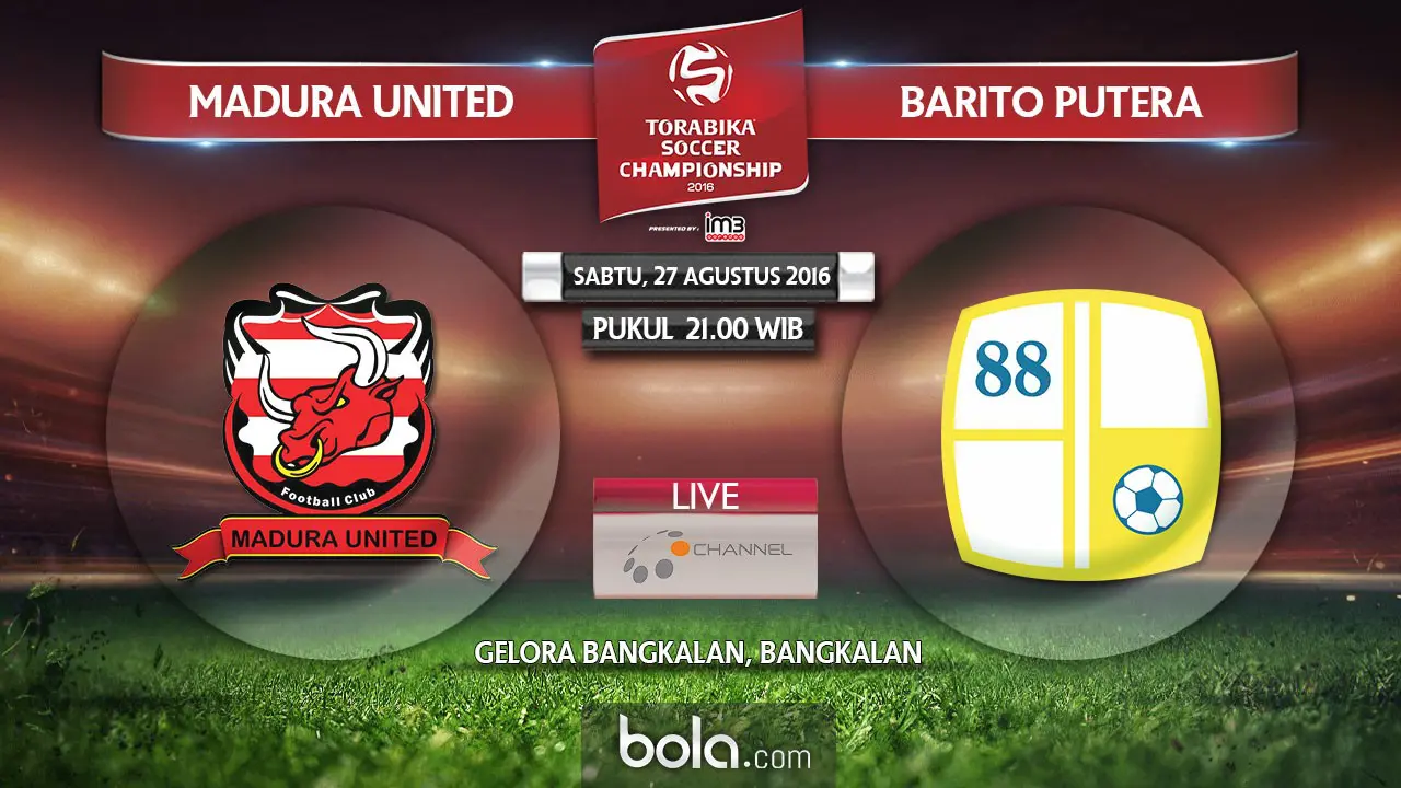 Madura United Vs Barito Putera (Bola.com/Adreanus Titus)