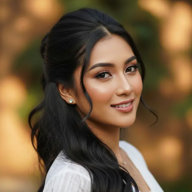 Model Rambut Wanita Panjang Diikat tapi Tetap Menawan