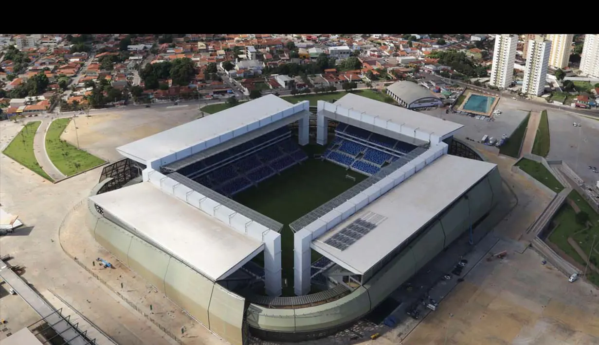 Arena Pantanal di Cuiaba. Kapasitas 42.968 orang (REUTERS / Joel Marcos)