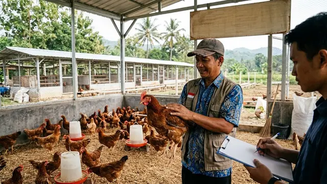 Cara Ternak Ayam Kampung Petelur agar Cepat Balik Modal/AI Generated
