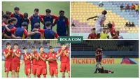 Bek muda Timnas Spanyol, Pau Cubarsi, tiga tahun yang lalu, dia masih seorang bocah remaja saat bermain di Piala Dunia U-17 2023 di Indonesia. (Bola.com/Arief Bagus)