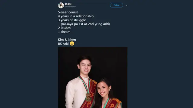 Kenal Sejak SD, Kisah Sejoli Wisuda Bareng Viral