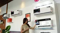 Rangkaian AC terbaru LG RAC Collection 2026 dipamerkan dalam peluncuran produk LG di Jakarta, Senin (21/9/2026). (Dok. LG Electronics Indonesia)
