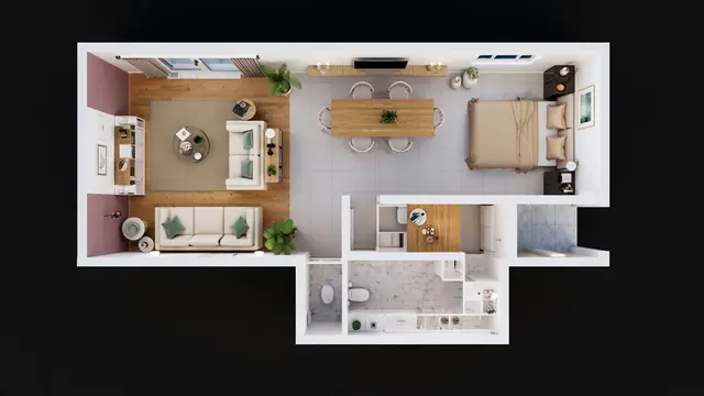 Desain Rumah 1 Lantai dengan Konsep Terbuka (Foto: Reve.com)