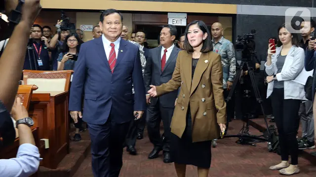 Prabowo Rapat Perdana DPR