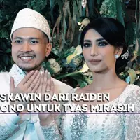 Raiden Soedjono sempat grogi saat membacakan Ijab Kabul di hadapan kakak dari Tyas Mirasih.