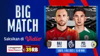 Tonton Live Streaming BRI Liga 1 Bali United Vs PSS Sleman di Vidio, Sabtu 1 Juli 2023