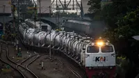 Angkutan barang PT Kereta Api Indonesia (Persero) atau PT KAI. (Dok KAI)