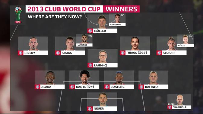 Skuad Bayern Munchen Saat Juara Piala Dunia Antarklub 2013 Pada Main Di Mana Sekarang Dunia Bola Com